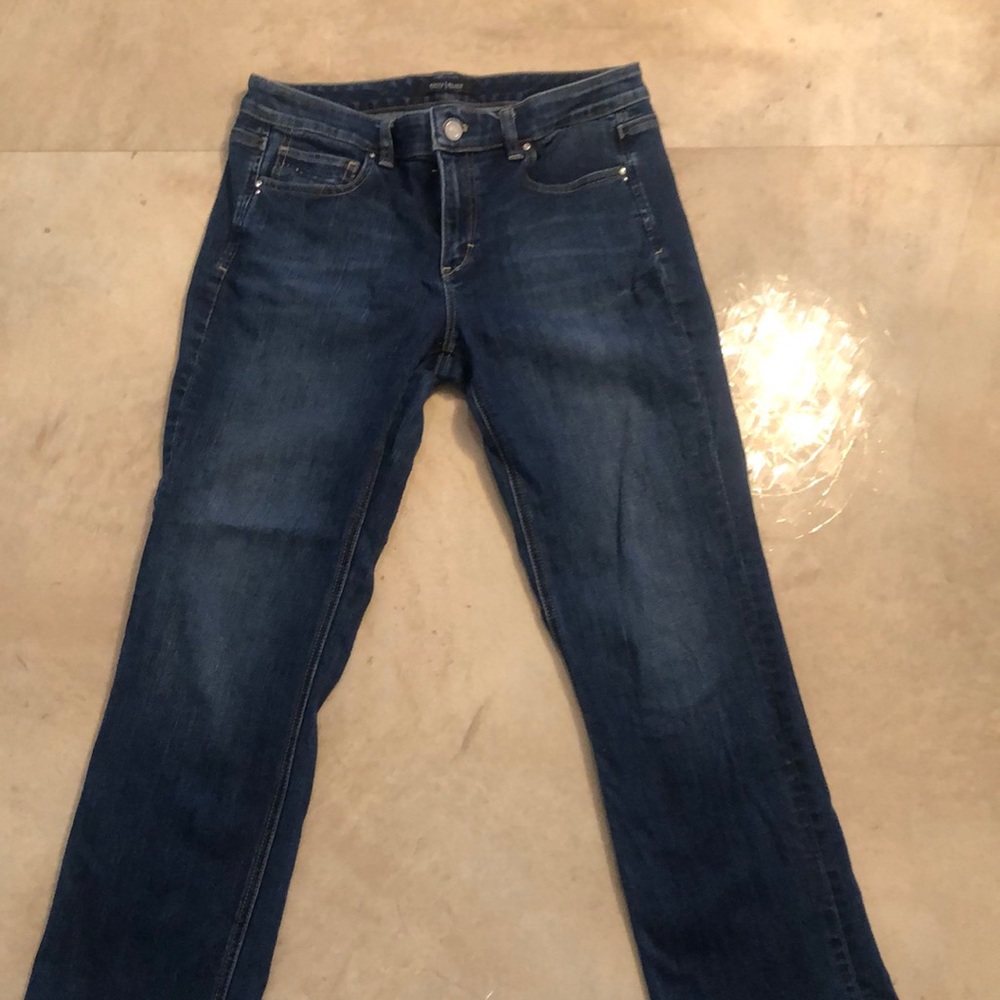 White House Black Market Jeans can be cuffed for Capri or left long